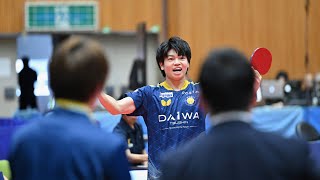 田中佑汰 スーパープレー&ヒーローインタビュー 金沢ポート vs 静岡ジェード ノジマTリーグ2024-2025 2024年10月26日 小松市末広体育館【卓球 Tリーグ公式】