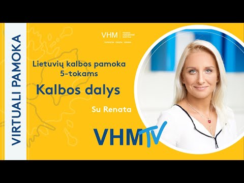 Video: Kokia kalbos dalis palengvinama?