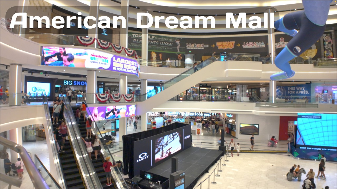 American Dream Mall NJ | Big SNOW, Candy Store & Mall Walk