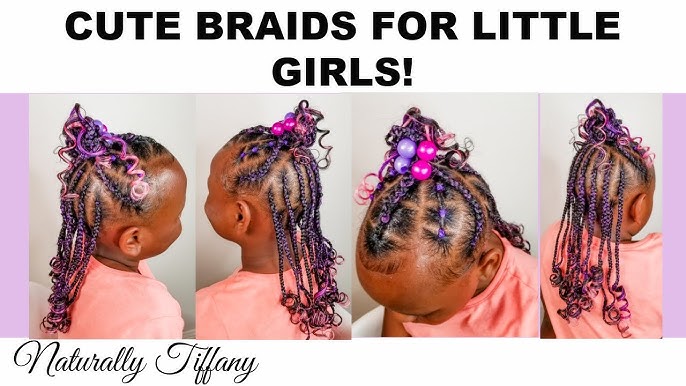 Braids & Beads  Braided Hairstyle ▸ Kids Natural Hair 