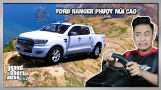 GTA 5 - Thử Thách Lái Bán Tải FORD RANGER Đi Phượt Leo Lên Đỉnh Núi Đầy Nguy Hiểm screenshot 2