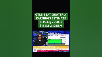 GitLab reports beat quarterly earnings estimate #stock #fyp  #shorts #business #viral #trending