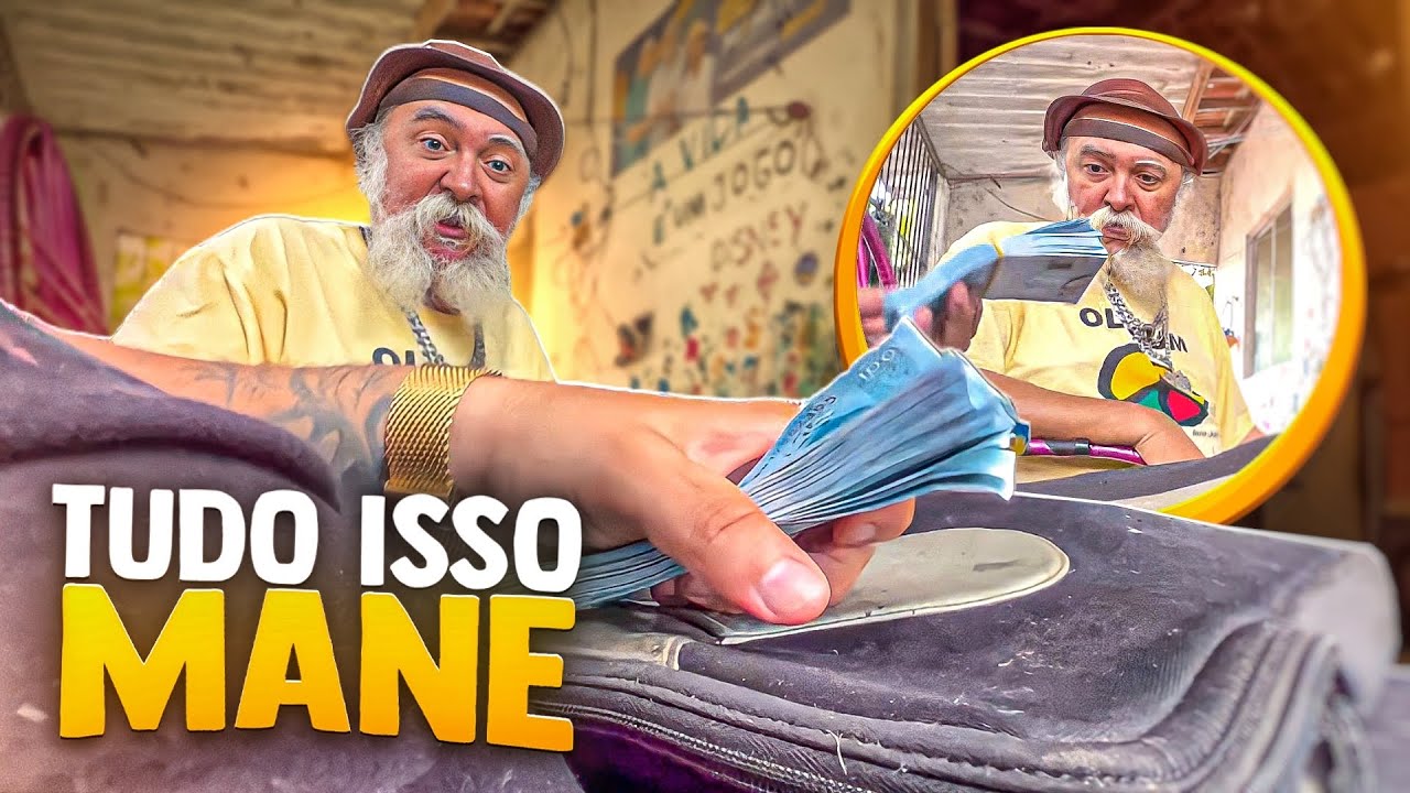 MANETIKIN MOSTROU UMA MALA DE DINHEIRO FALSO PRA LUIZ DO SOM | MANETIKIN