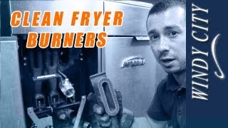 How to clean fryer burner tutorial DIY fryer maintenance Windy City Restaurant Equipment Parts