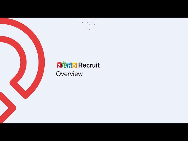 Zoho Recruit - An Applicant tracking system Overview. Learn how to setup your ATS now!