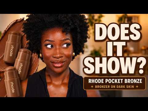 Rhode Pocket Bronze Review on Dark Skin | Bronze, Not Contour