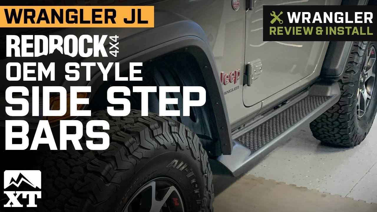 Mopar Factory Style Side Steps for 2018-2024 Wrangler JL