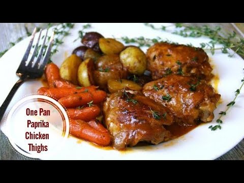 Video: Chicken Thighs With Paprika And Chickpeas - A Step By Step Recipe With A Photo