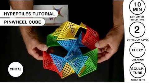 HyperTiles Guided Tutorial - How To Make The Pinwheel Cube Level 2