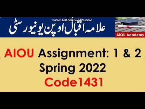 1431 solved assignment spring 2022 pdf in urdu