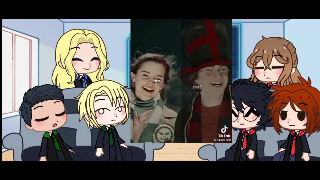 harry Potter react to harry (drarry)