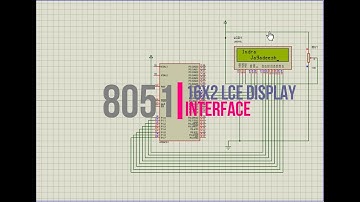 lcd interfacing with 8051