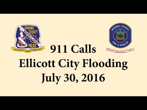 911 Calls From Ellicott City Flash Flood - YouTube