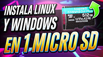 ✅ ¿Cómo INSTALAR Linux y Windows en una SD? [DUAL BOOT] 🐧