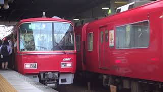 「新たな系統板！」6000系6005F(秋の有松めぐり系統板)　名鉄名古屋本線　須ヶ口駅　入換