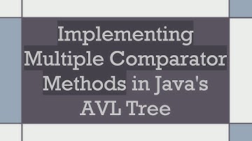 Implementing Multiple Comparator Methods in Java