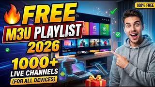 FREE IPTV M3U Playlist August, 2026  1000+ Live Channels All Devices screenshot 4