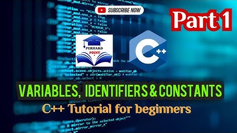 Varibles,  Identifiers and Constants part 1 dev C++ Tutorial for beginners | C++ Tutorial