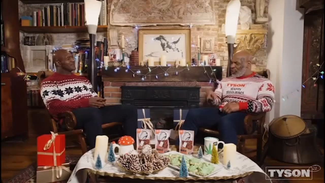 Mike Tyson, Evander Holyfield release Christmas commercial promoting