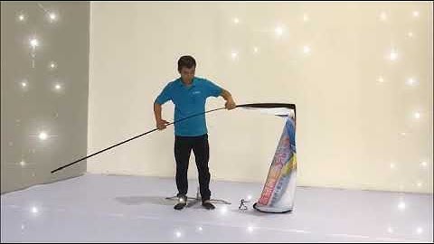 PDYEAR Custom printed Teardrop Flags instruction