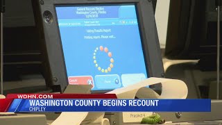 Washington County recounts votes from last week Florida Election
