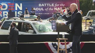 Trump and Biden campaigning across country from each other in states they want to flip
