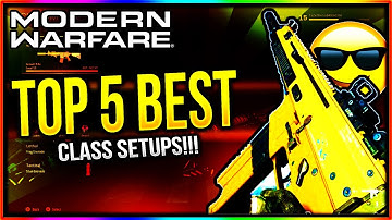 THE 10 BEST CLASS SETUPS after 1.18 UPDATE in COD MW... (BEST CLASS SETUPS in COD MW)