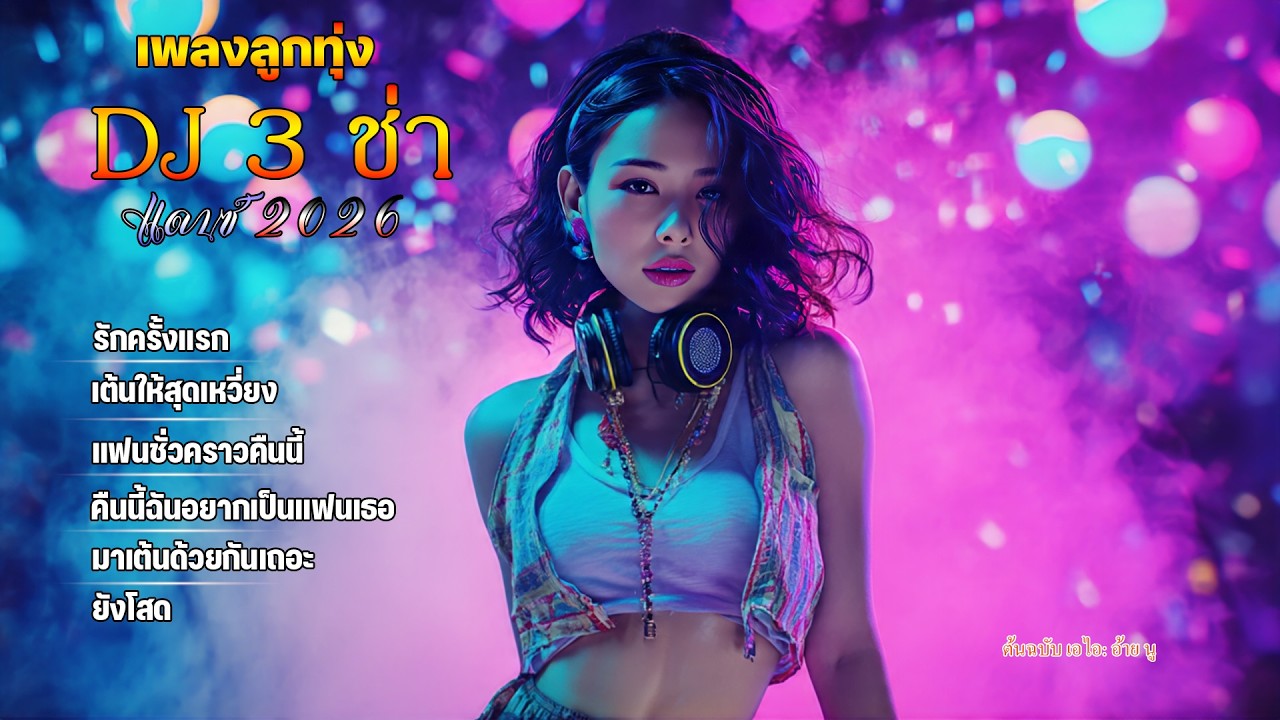 DJ เพลงลูกทุ่ง 3 ช่าแดนซ์มันๆ | Thai Styles - REMIX 2026|