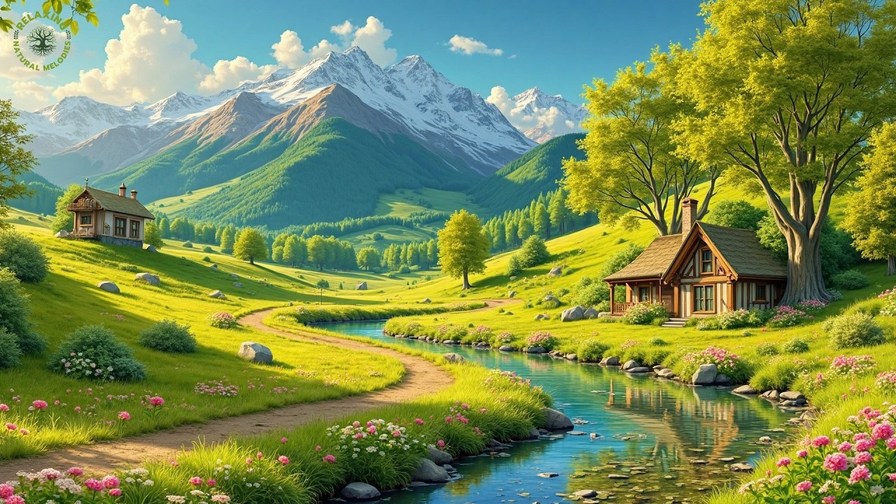 Relaxing Nature Music 4K🌿 Soothing Piano with Forest Ambience – Relaxing Nature Sounds