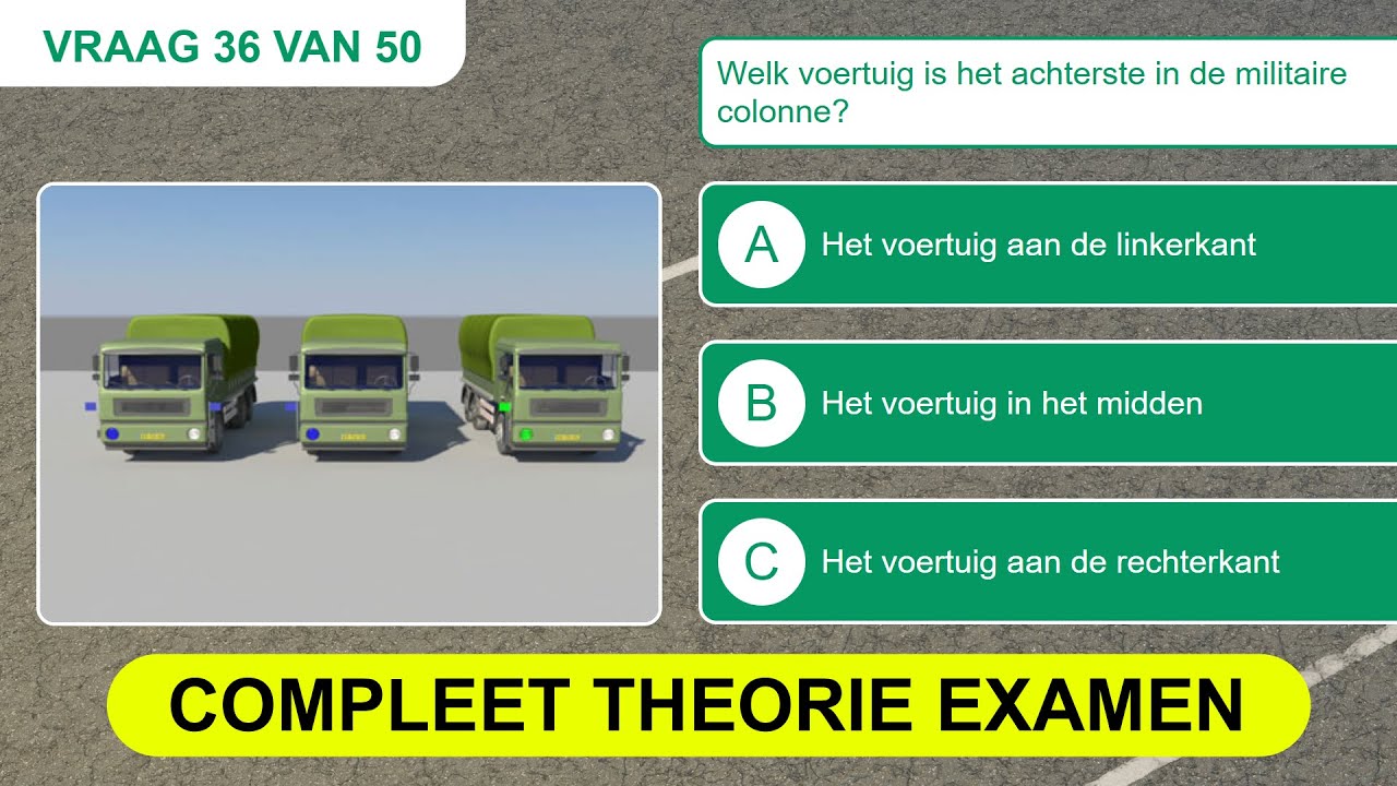 🚘 Compleet CBR Auto Theorie Examen Oefenen: Daag jezelf uit met 50 Vragen! 🚗