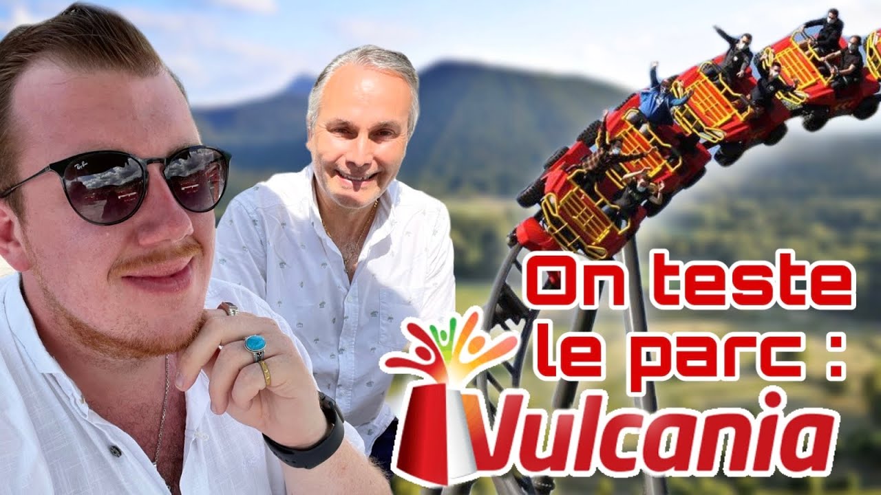 [VLOG] On TESTE le parc VULCANIA 🌋 et son PREMIER COASTER 🎢