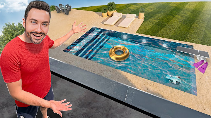 Je construis la piscine la plus tech du monde !
