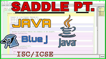 Saddle point program in java