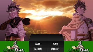 Asta vs Yuno Power Level (Remake)