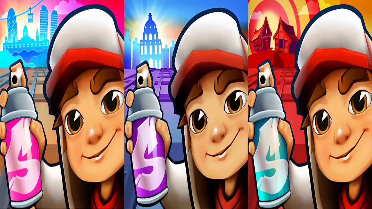 Subway Surfers : Barcelona 2023 🆚 Oxford 2023 🆚 Lunar NewYear 2023
