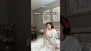 my Monday morning routine 🤍💪🏼✨