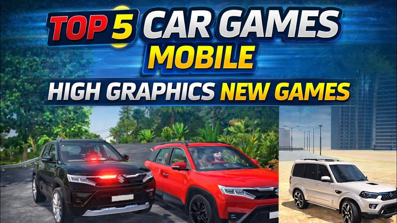 Top 5 Car Games For Android 2026 | High Graphics New Car Games - YouTube