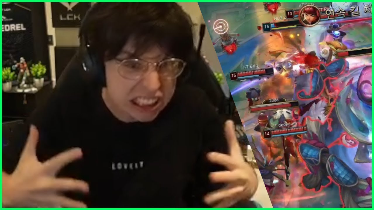 Caedrel Reacts To CHAOTIC LCK Game + Perfect Prediction