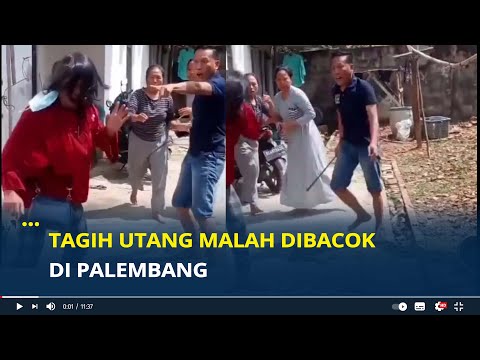 Viral, Tagih Utang Malah Dibacok, IRT di Palembang Luka di Belakang Telinga