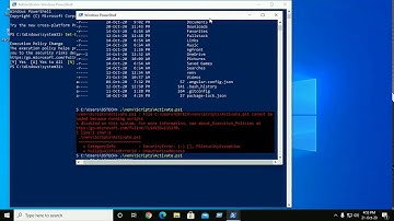 Activate python virtual environment from PowerShell | fix ps1not loaded or disable on the system