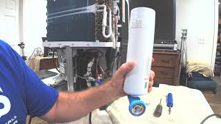 Recharging a dehumidifier with Freon Part 3