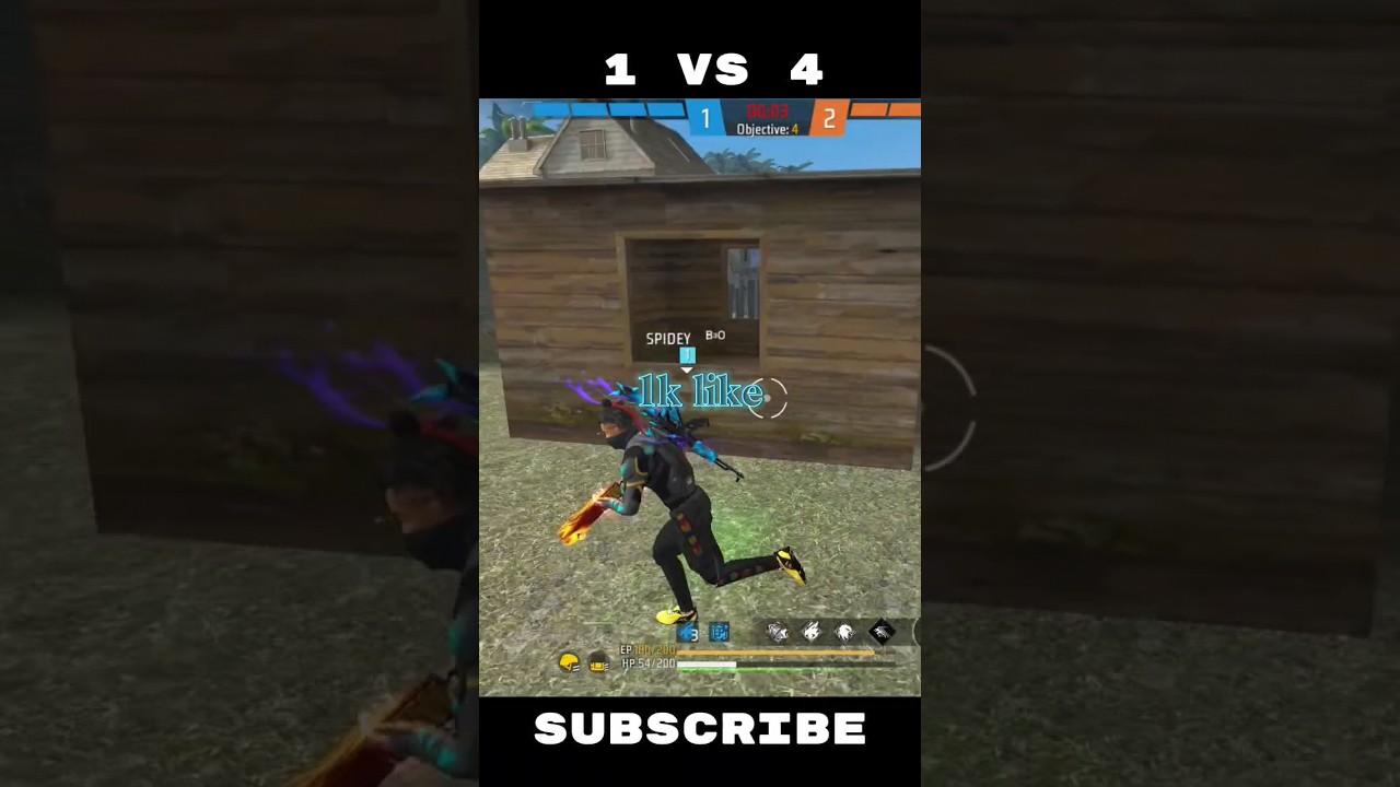1 vs 4 CSR Clutch Watch till end 😱🥵 #gaming #freefire #shorts #tgrnrz