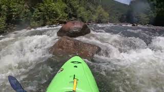 Ocoee Challenge Move: Eddie below Moon Chute