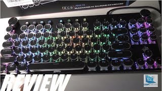 REVIEW: STOGA MKII Typewriter Style Mechanical Keyboard! [RGB]