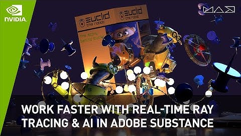 Work Faster With Real-Time Ray Tracing & AI In Adobe Substance 3D Collection | NVIDIA Studio