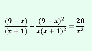 A Nice Algebra Challenge | Can You Beat This Rational Equation?