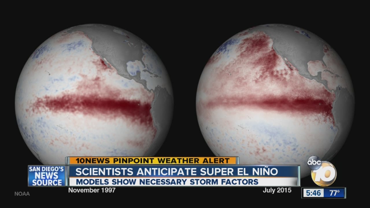 Scientists anticipate super El Nino YouTube