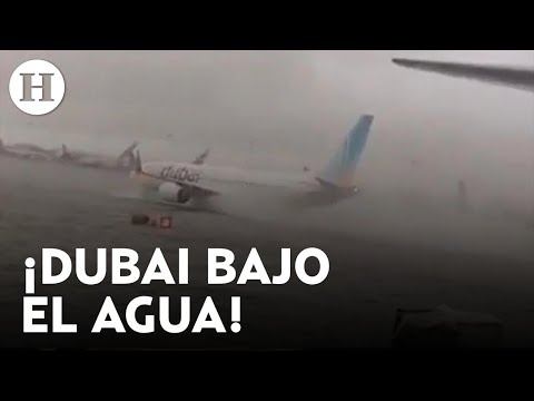 ¡Dubai bajo el agua! Tormentas y caos cubren la ciudad más lujosa del mundo