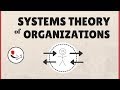 Systems Theory of Organizations