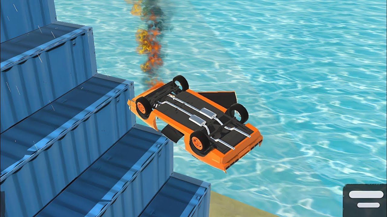 Ultimate Car Crash Test 🇺🇸 Drop, Train Hit & Hammer Smash